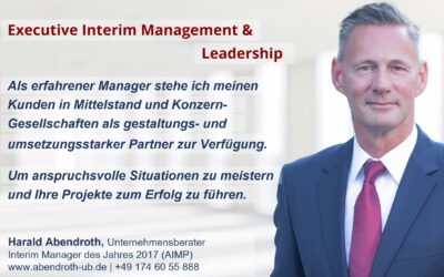 Executive Interim Management & Leadership
